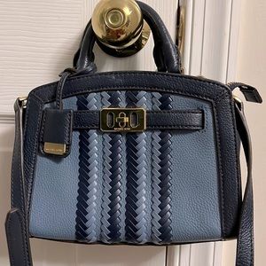 Michael Kors New w/o tags navy and light blue woven handbag